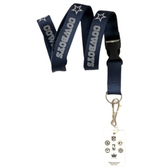 NFL Other - NFL DALLAS COWBOYS Blue Lanyard w Breakaway Clasp